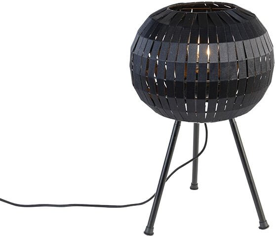 Modernes Tischlampen-Stativ schwarz - Zoë