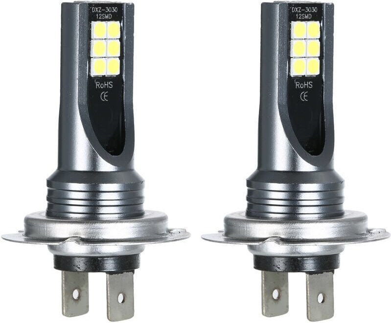Spezifische Glühbirne H7 Auto-LED-Nebelscheinwerfer, 200 W, Scheinwerferlampen-Set, 6000 K, weißes Lauflicht, HID-Decode...