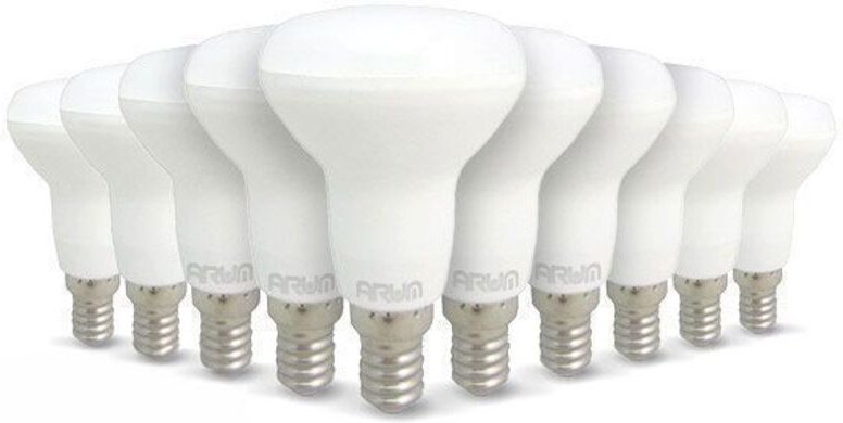 Set mit 10 LED-Lampen E14 R50 6W Gl. 50W Farbtemperatur: 4000K neutralweiß