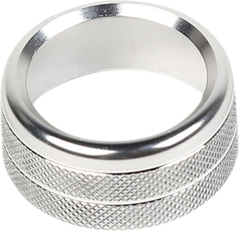 Tlily - Auto Rückspiegel Steuerung Einstellschalter Zierring Abdeckung Aluminium Zubehör Für Ford Mustang 2009-2013 Silb...