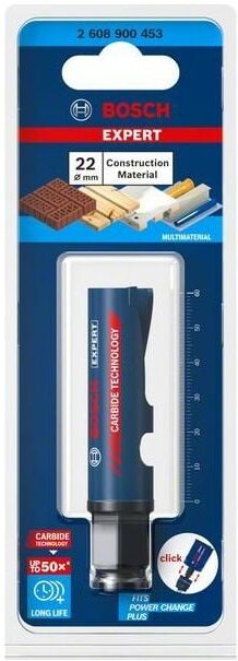 Bosch - Professional Expert Construction Material Lochsäge, 22 x 60 mm (2608900453)