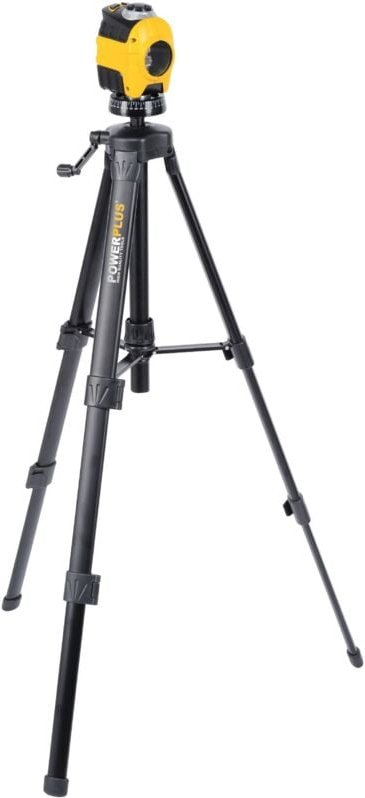 Powerplus - Laser-Niveau für Wand und Decke mit Stativ