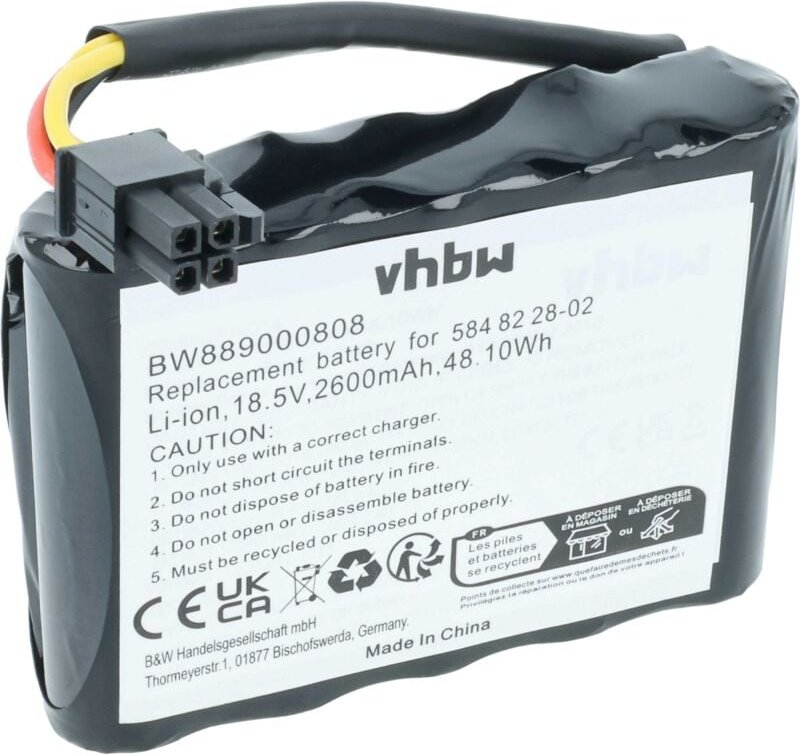 Vhbw - Akku kompatibel mit Husqvarna Automower 315 (2016), 310 (2017), 315 (2015), 310 (2016), 310 (2015) Rasenmäher (26...