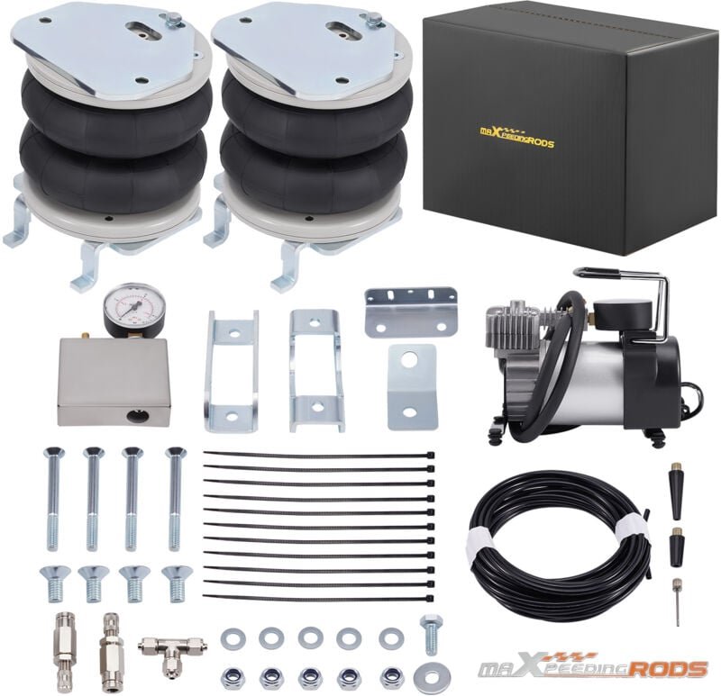 Maxpeedingrods - 2X Luftfederung + 12V Kompressor Kit for Opel Vauxhall Movano X70 fwd 1998-2010