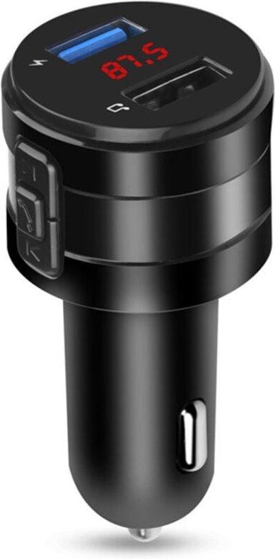 USB-C-Bluetooth-Auto-FM-Transmitter mit Bluetooth 5.0, Auto-Bluetooth-Adapter unterstützt Freisprechen, Google Siri Assi...