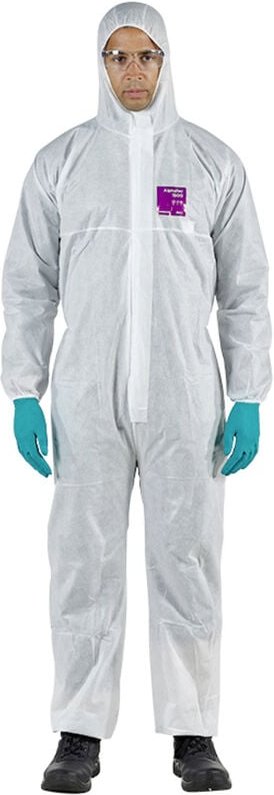 WH15S-00138-03 AlphaTec® 1500 - Modell 138 Chemikalienschutz, Weiß, m Kleider-Größe: m w - Ansell