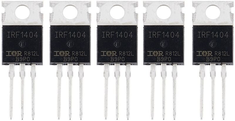 MOSFET-Transistor 5 Stück 5X IRF1404