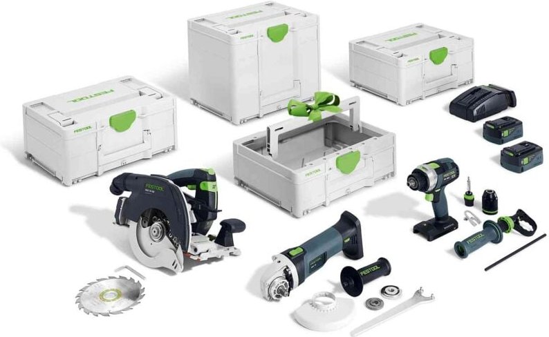Combo Festool Festool hkc 55/TPC 18/AGC 18/TB 18V 5Ah