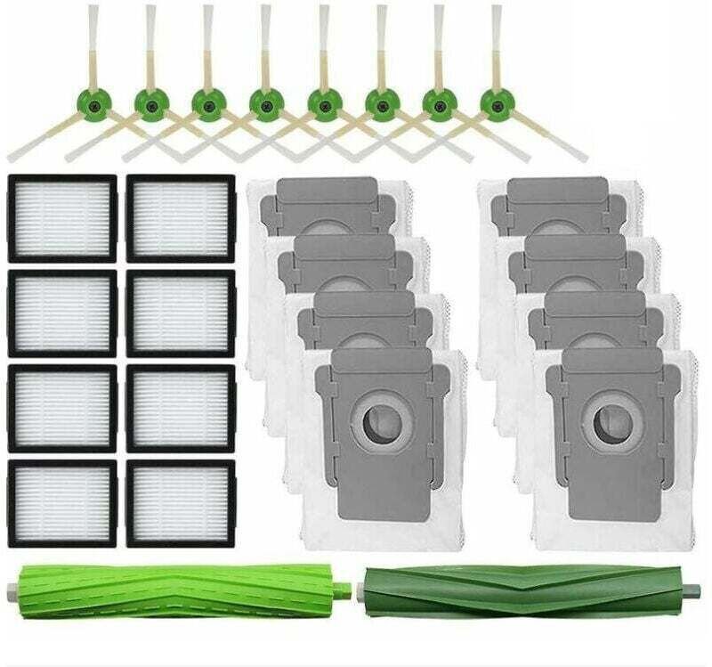 Zubehörset für Staubsaugerroboter, passend für iRobot Roomba I7 I7+ I3 I4 I6 I8+ J7+ E5 E6 E7