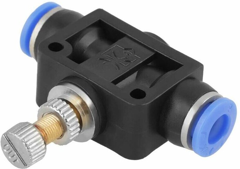 3 stücke Push-in Absperrklappe Geschwindigkeitsregler Pneumatische Luftstromregelventil Anschluss Schnellspann-befestigu...