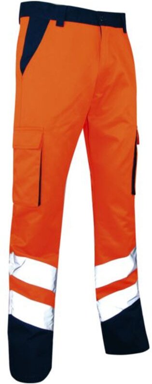 Hosen-Tag Hv - Blau/orange Neon - Gr. 48 - 1408