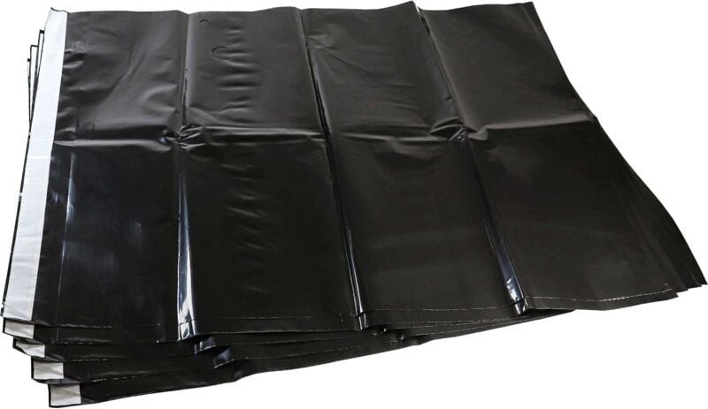 vhbw 5x Entsorgungsbeutel Ersatz für Kärcher 6.596-886.0 für Staubsauger - Polyethylen, 110cm x 70cm Schwarz