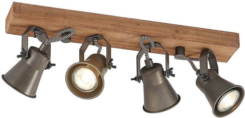 Strahler 'Grandesa' aus Holz für Wohnzimmer & Esszimmer von Lindby