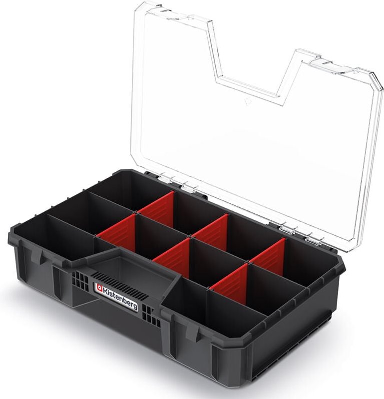 Thumbnail - Sortimentskasten Set Kleinteilemagazin Box Modular Solution Korb 7tlg, Version: KMS3020, 294 x 194 x 60 - Kistenberg
