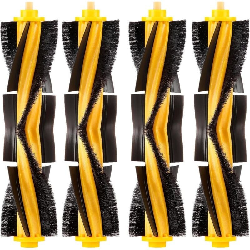 4 Stück Rollenbürsten, Hauptbürsten, Ersatzteile für Ecovacs deebot ozmo 920 950 T8 aivi Max T9 T5 N5 N7 N8+ N8 Pro DX55...