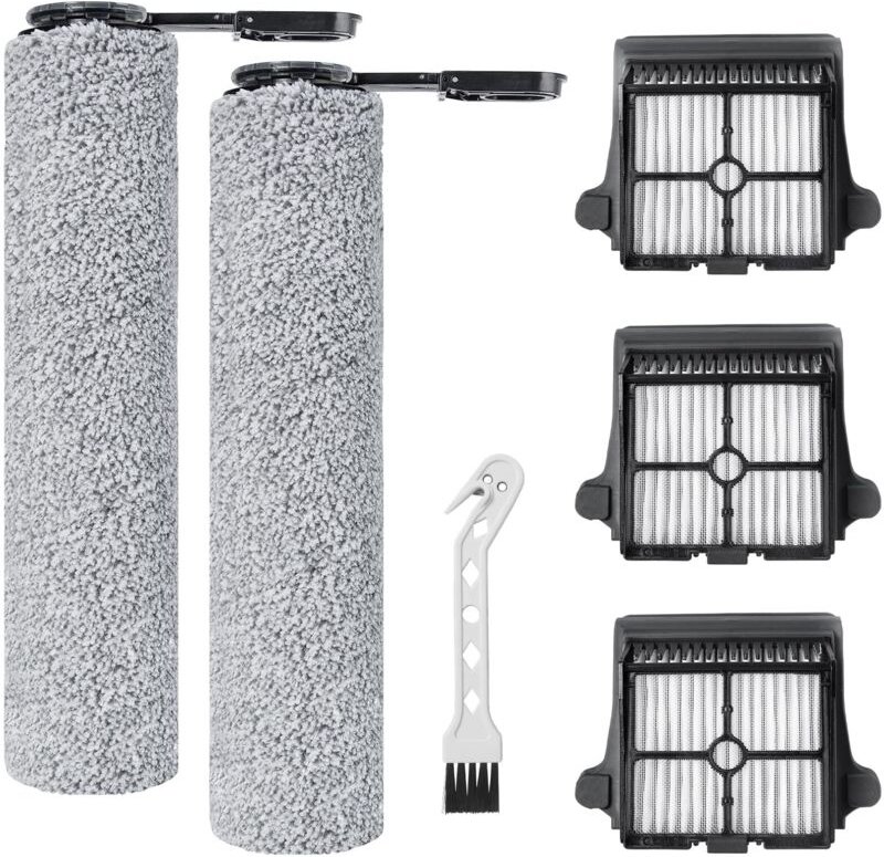 Bürstenrolle und HEPA-Filter für Tineco FLOOR ONE S7 Combo / S7 FlashDry / FLOOR ONE Switch S7 Staubsauger-Zubehör, 2 Bü...