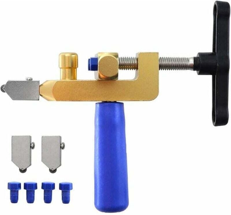 Thumbnail - Ahlsen - 2-in-1 tragbarer multifunktionaler professioneller manueller Fliesenschneider, Keramik-Glasfliesen-Schneidwerkz...