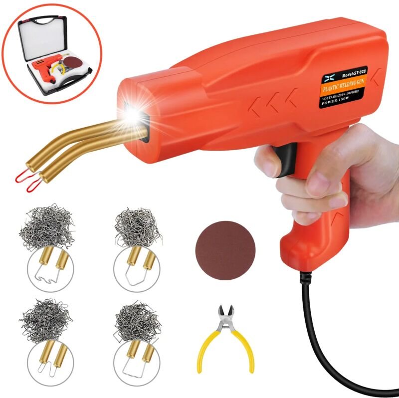 Dayplus - 150W Auto Kunststoff Reparatur kfz Schweißen Plastik Schweißgerät Mit Klammer
