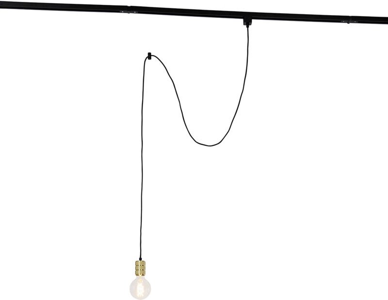 Pendelleuchte mit Schienenaufhängung Gold - Iconic Cavalux