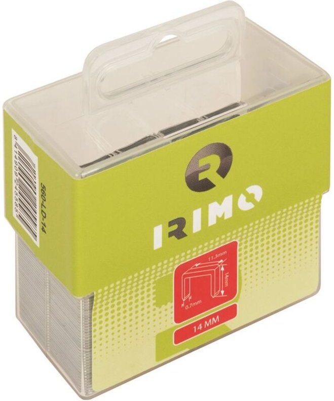 Irimo - Mehrzweck-Heftklammern, 8 mm, 1000 Einheiten. 560-LD-08