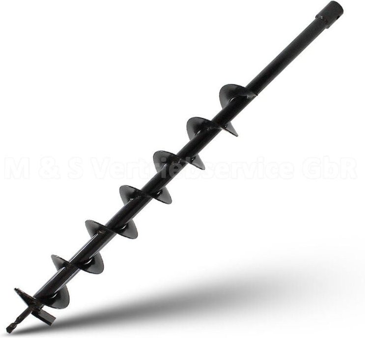 Bituxx - 100mm Bohrer - Ersatzbohrer für Erdbohrer Pfahlbohrer Erdlochbohrer Erdbohrgerät