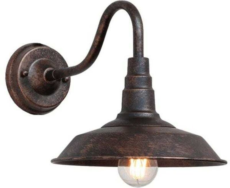 Innen- und Außenwandleuchten, Retro-Vintage-E27-Beleuchtung für Restaurant, Balkon, Gang, Bar, Café, Bronze