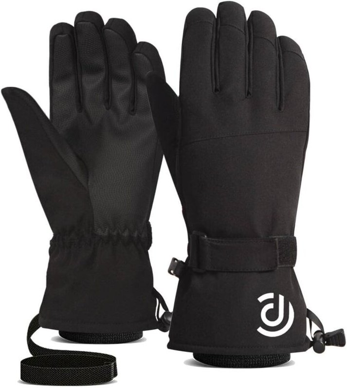 Tonchean - Winter Touchscreen Handschuhe, Skihandschuhe, Weiße Warme Winterhandschuhe für Damen und Herren, Fünf-Finger ...