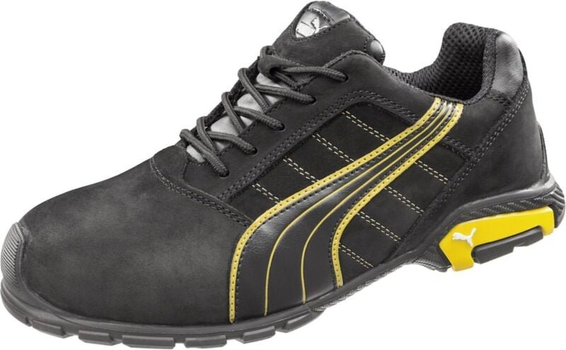 Puma Safety Shoes - Sicherheitsschuh Ams.Low Gr.46 schwarz/gelb Leder S3 src EN20345 puma