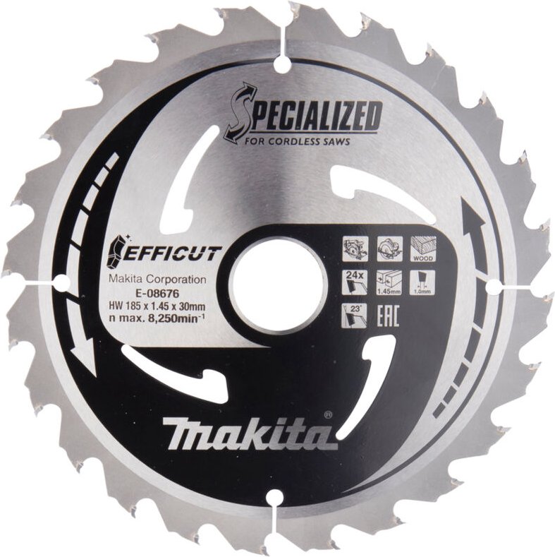 Thumbnail - Makita EFFICUT Handkreissägeblatt 185 x 30 mm • 24 Zähne