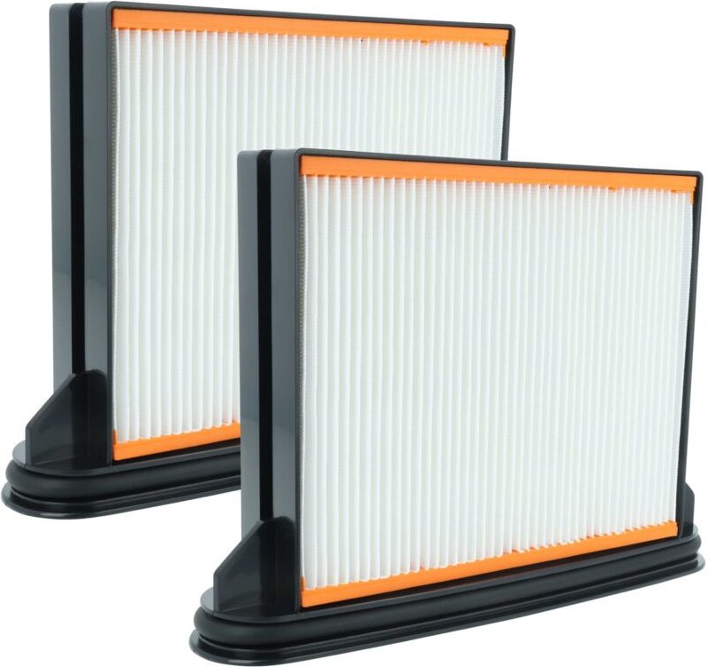 2x Staubsaugerfilter kompatibel mit Metabo asr 2025, 2050, 25 l sc, 35 l Autoclean, 35 m Staubsauger - HEPA-Faltenfilter...