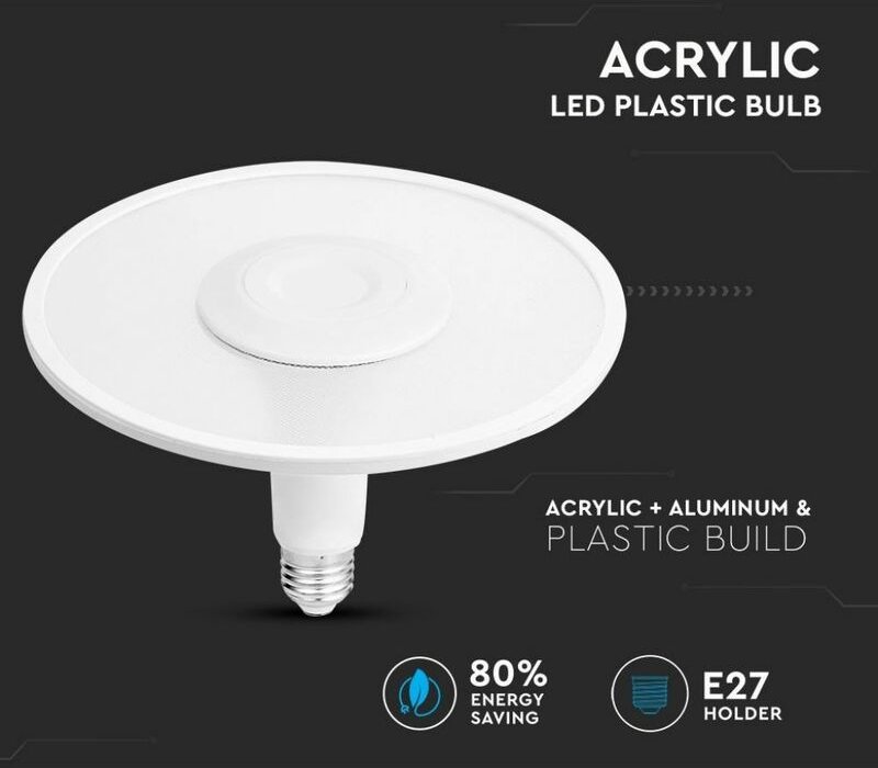 V-tac - LED-Lampen - Acrylic Bulb pro - Samsung - IP20 - Weiß - 11 Watt - 900 Lumen - 6400K - 5 Jahre