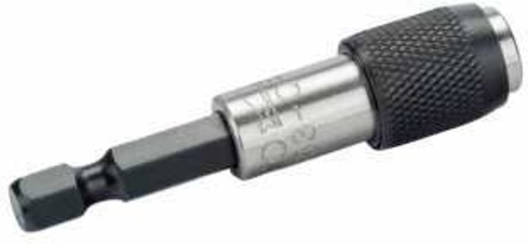 Bahco 1/4 Magnetischer Universal-Bithalter mit Schnellspanner, Sechskant 60 mm - 1 Stk./Kunststoffbox