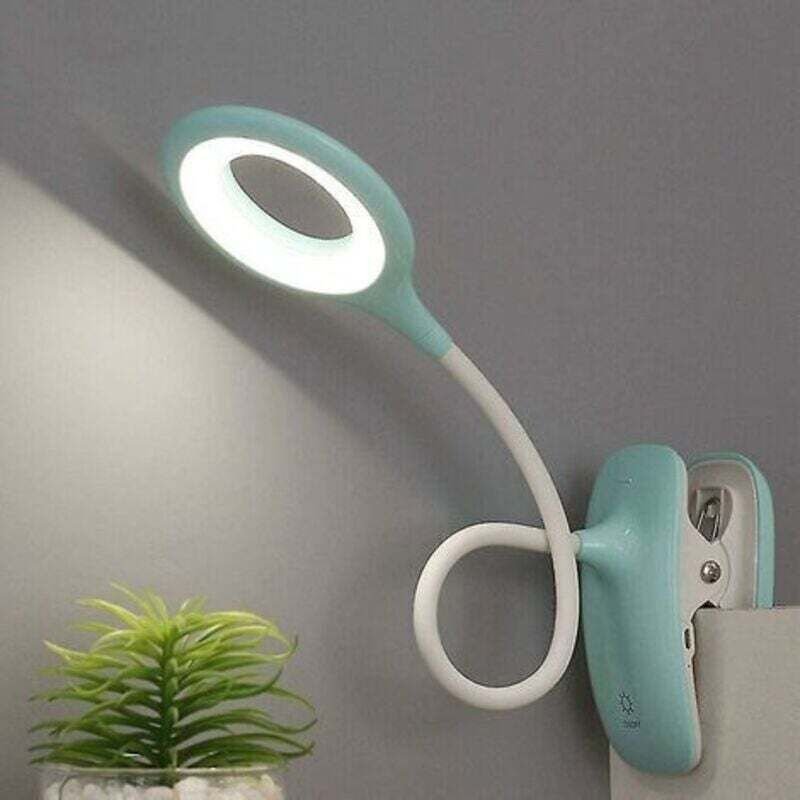 Kcvv - Led Clip-on Leselampe Dimmbare Augenschutz Tischlampe