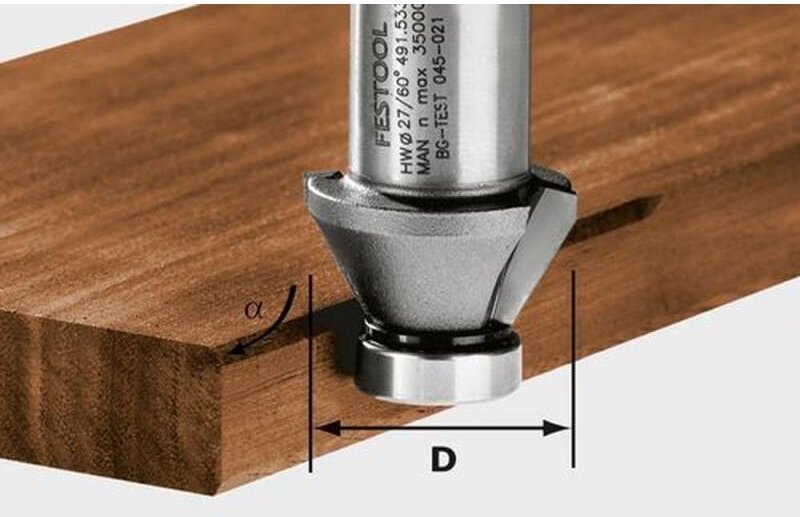 Fasefräser hw 45°-OFK 500 Festool 490090