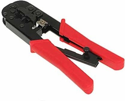 Crimpzange Modularstecker RJ45 RJ11 RJ12 Netzwerk Patchkabel