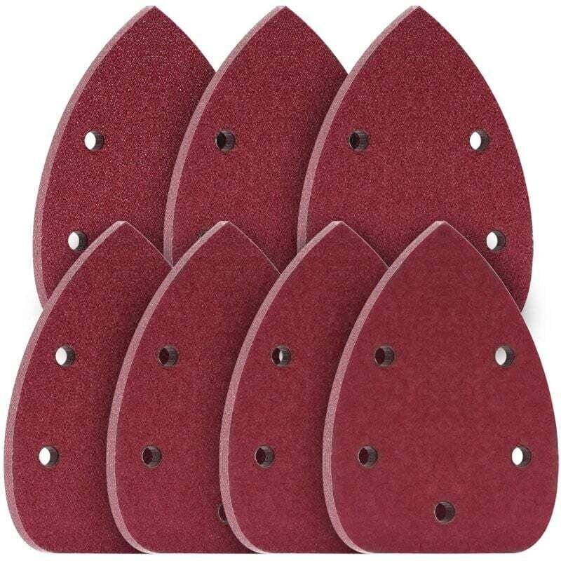 Dreieckschleifpapier 10 x 40/60/80/120/180/240/400 Dreieck-Schleifscheibe 70 Stück für Schleifmaschine