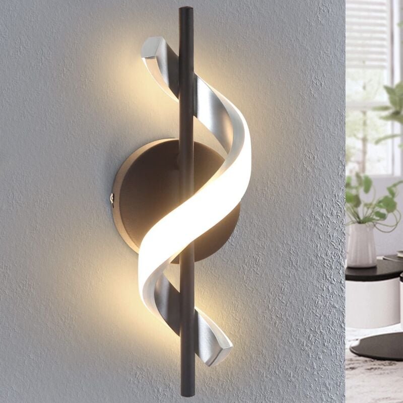 Led Wandleuchte Innen Wandlampe - Modern Design Flurlampe Schlafzimmer 3000K Warmweiß treppenhauslampe Wandbeleuchtung f...
