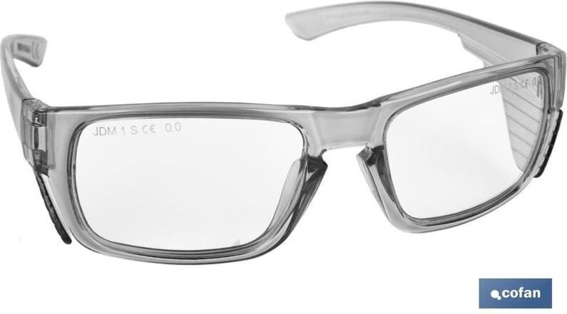 Monofokale Schutzbrille mit Sehstärke 1,5 Dioptrien