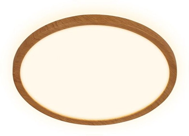 Briloner - led Deckenlampe Holz Deckenleuchte Wohnzimmer Indirektes Licht Flach Warmweiß