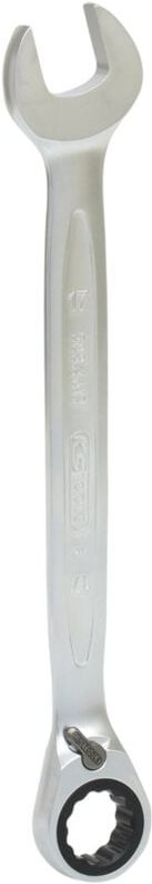 Ks Tools GEARplus Ratschen-Ringmaulschlüssel, umschaltbar, 17 mm, auf Hänger