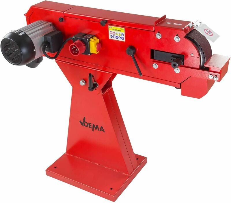 Dema - Metall-Bandschleifer Bandschleifmaschine Schleifmaschine Schleifer 400 v / 2,6 kW
