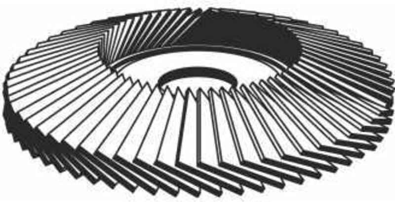 Klingspor ściernica listkowa wypukła smt314 extra 125mm gr. 60