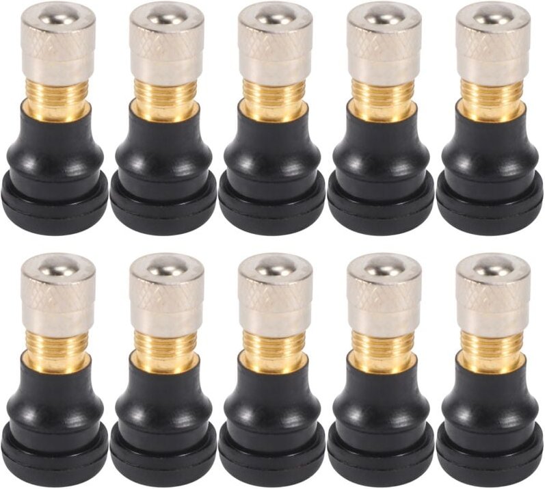 Tlily - 10 Stück Roller Schlauchloses Reifen Vakuum Ventil Rad Gas für M365 Zubehör