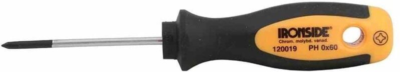 Thumbnail - Ironside - Werkstattschraubendreher ph 0 x 60 mm 2-Komponenten-Griff Chrom-Vanadium-Stahl