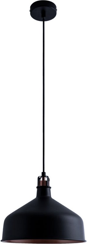 Pendelleuchte Küchenlampe Hängend Hängelampe Esszimmer Esstischlampe Industrial ohne Leuchtmittel, Schwarz-Kupfer - Paco...