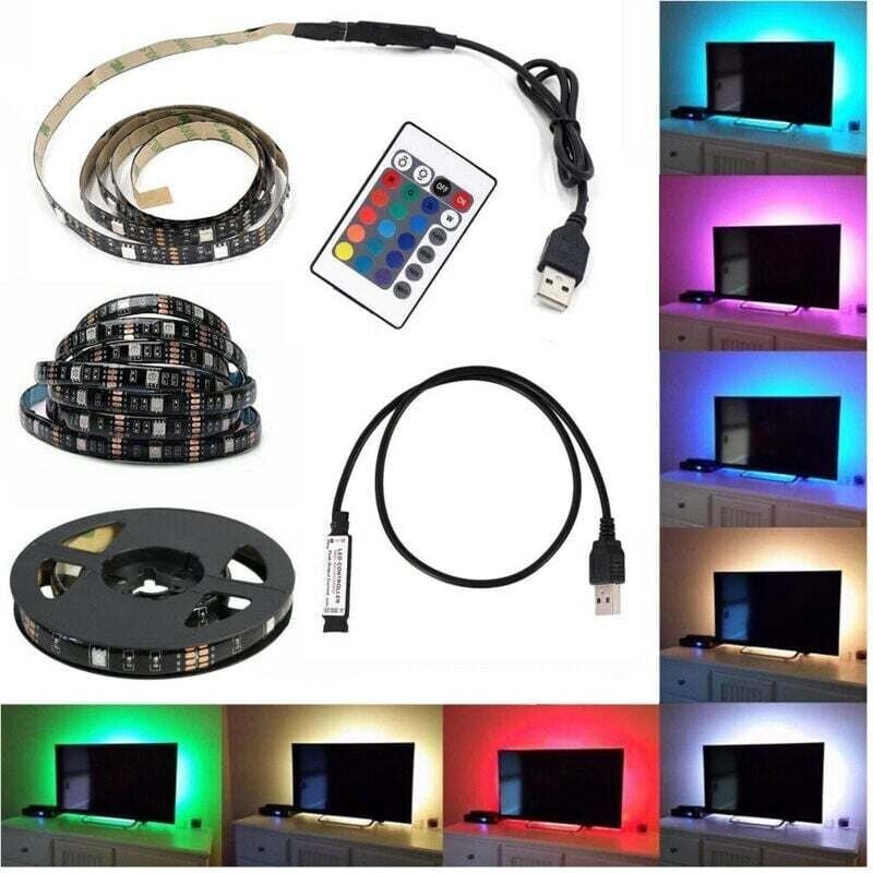 Ymyny - 5 v usb rgb tv LED-Streifen-Kit für Hintergrundbeleuchtung 2 m 3 m 5 m – -2 m –