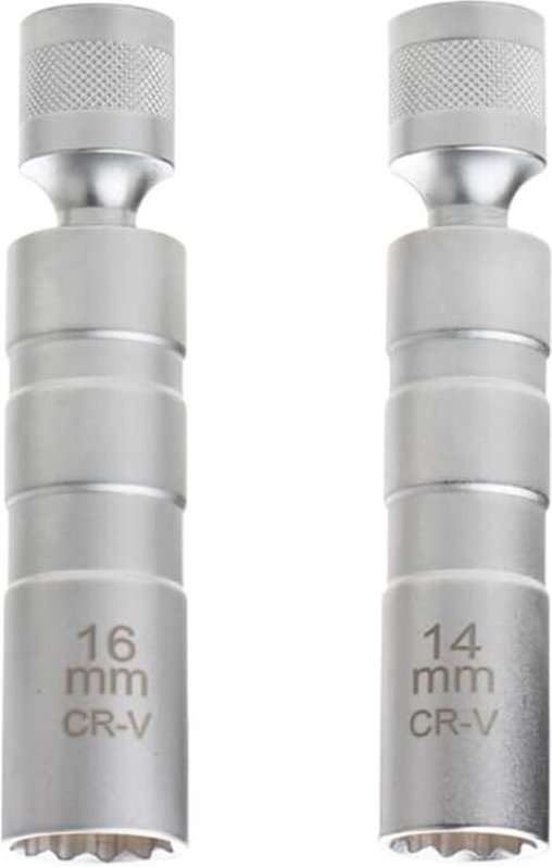 Thumbnail - Bluedeer - 2 Stück Magnetisch Zündkerze Steckschlüssel Entferner Installer Werkzeug Universal Flexibel Zündkerzenschlüss...