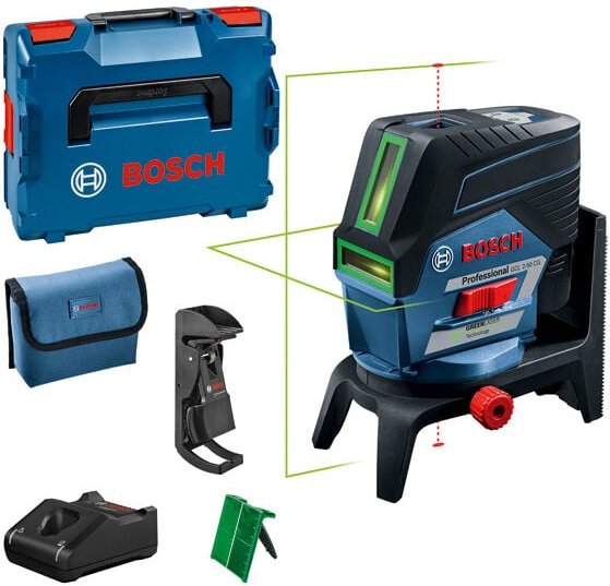 Bosch Kombilaser gcl 2-50 cg mit mit 1x 2,0Ah Akku im Set + Lader + l-boxx Gr. 2