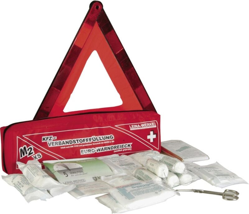 Leina-werke - Leina MINI-Kombitasche - Verbandskasten + Warndreieck Erste Hilfe & Sicherheit