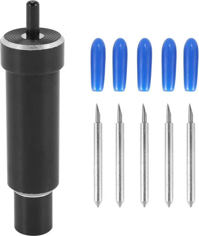 Tlily - Blade + GehäUse Deep Point DeepCut für Explore, Air und 2 Cutting Plotter